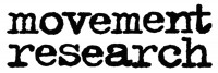typewriter font Movement Research logo